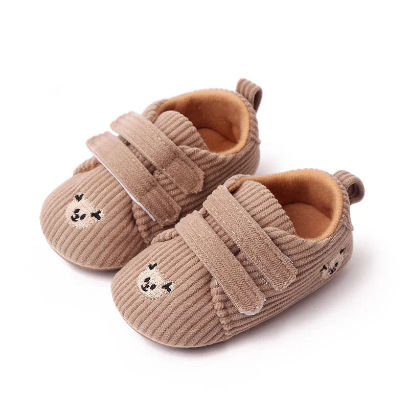 Sapato Ursinho Infantil - Sola Antiderrapante - Menina Bebê - Tesouro Baby
