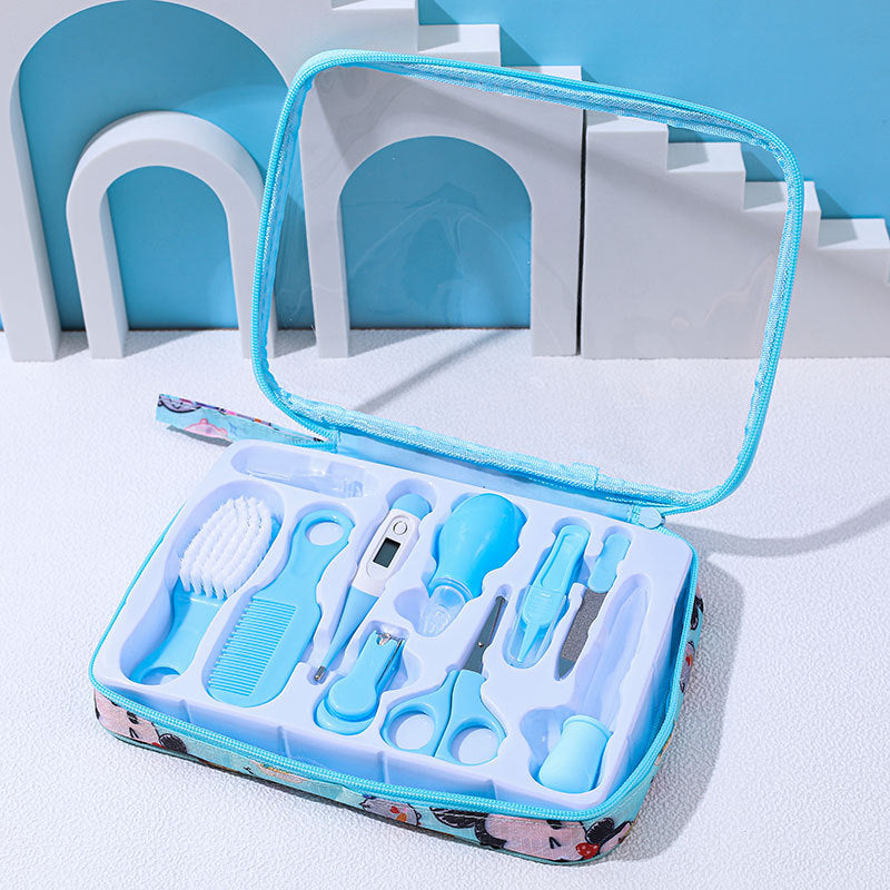 Kit Higiene Infantil Azul - 13 Pçs - Tesouro Baby